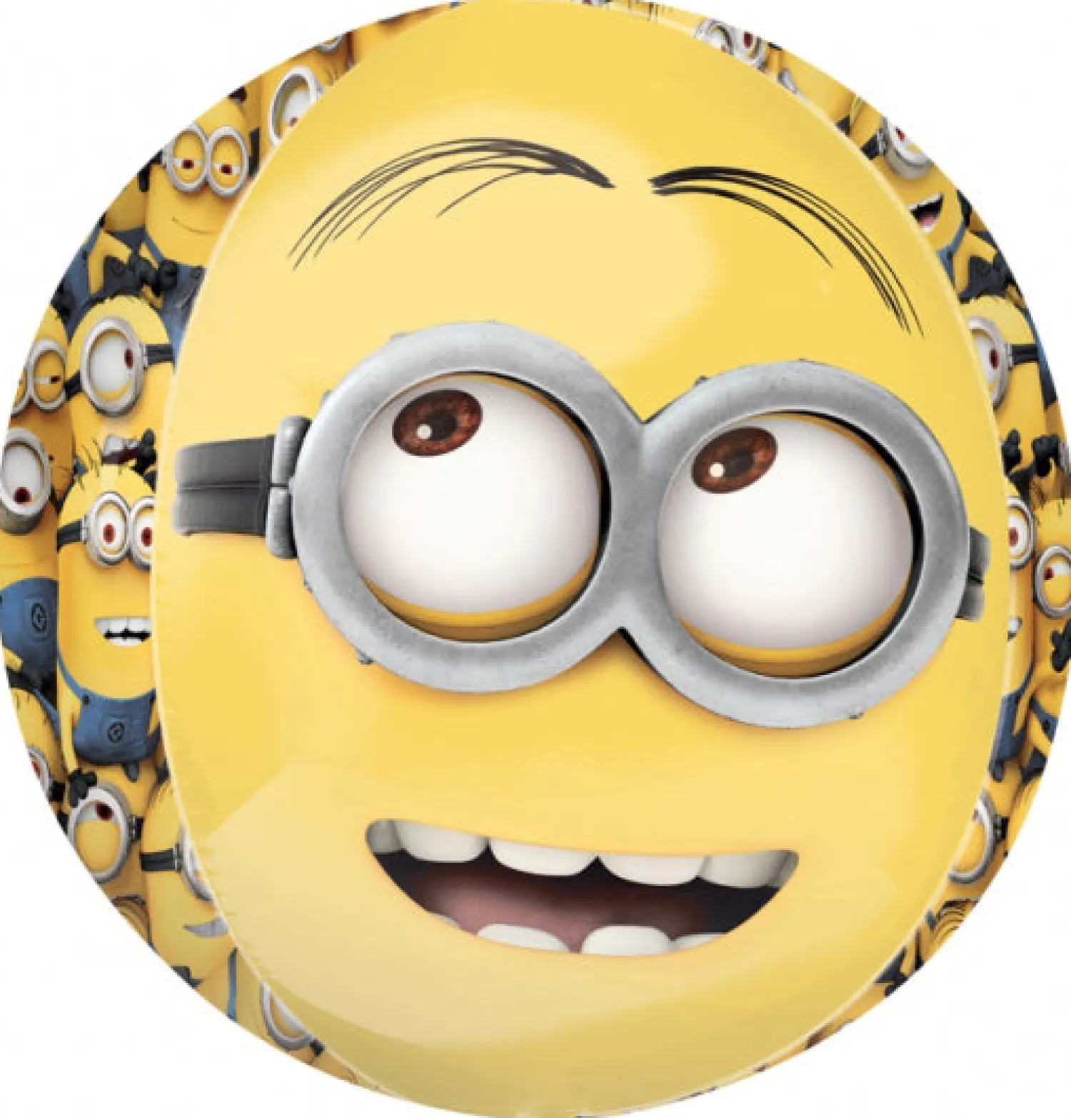 Erikoisfoliopallot>Anagram International Inc, 7700 Anagram Drive, MN 55344-7307, USA, http://www.anagramballoons.com/ Minion Kätyri pallokas 3D muotofoliopallo