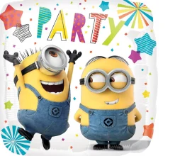Pienet Foliopallot>Anagram International Inc, 7700 Anagram Drive, MN 55344-7307, USA, http://www.anagramballoons.com/ Minion kätyrit juhlii foliopallo