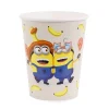Lasit Ja Mukit>PartyDeco sp. z o.o. sp. k., ul. Kolumba 1, 70-035 Szczecin, www.partydeco.com Minion pahvimuki 250 ml 6 kpl/pkt