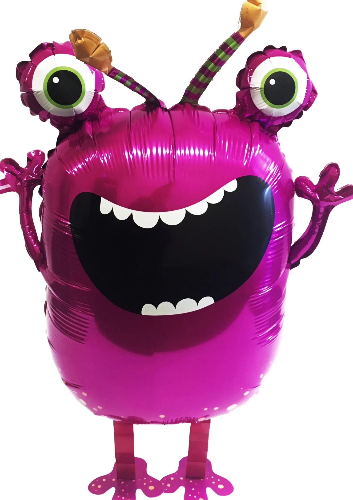 Kävelevät Foliopallot|Vappu>Grabo Intl Srl, Via del Lavoro 33, 47853 CORIANO, ITALY, www.graboballoons.com Monsteri kävelevä foliopallo M