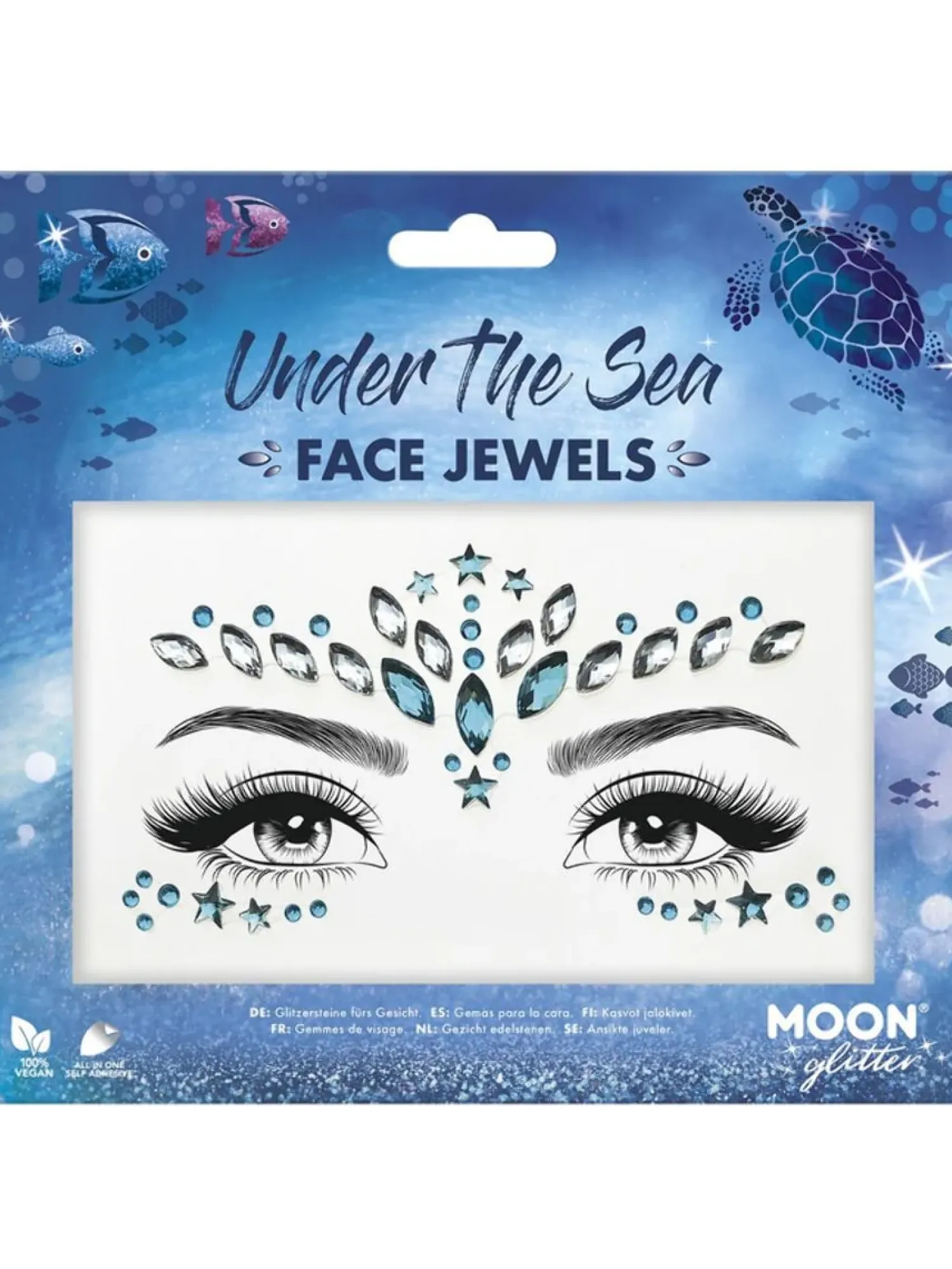 Joulu|Festarit>Smiffys II Ltd., New Lane, Leeds, LS11 5DZ United Kingdom, www.smiffys.com Moon kasvotimantit Under the Sea