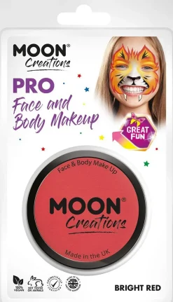 Kasvovärit|Halloween>Smiffys II Ltd., New Lane, Leeds, LS11 5DZ United Kingdom, www.smiffys.com Moon kasvoväri punainen 36 g