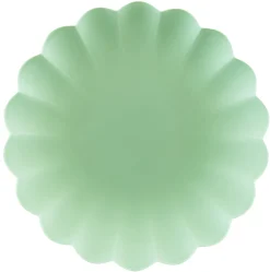 Lautaset|Värikattaus>PartyDeco sp. z o.o. sp. k., ul. Kolumba 1, 70-035 Szczecin, www.partydeco.com Muovilautanen vihreä 22 x 22 cm uudelleenkäytettävä 4 kpl/pkt