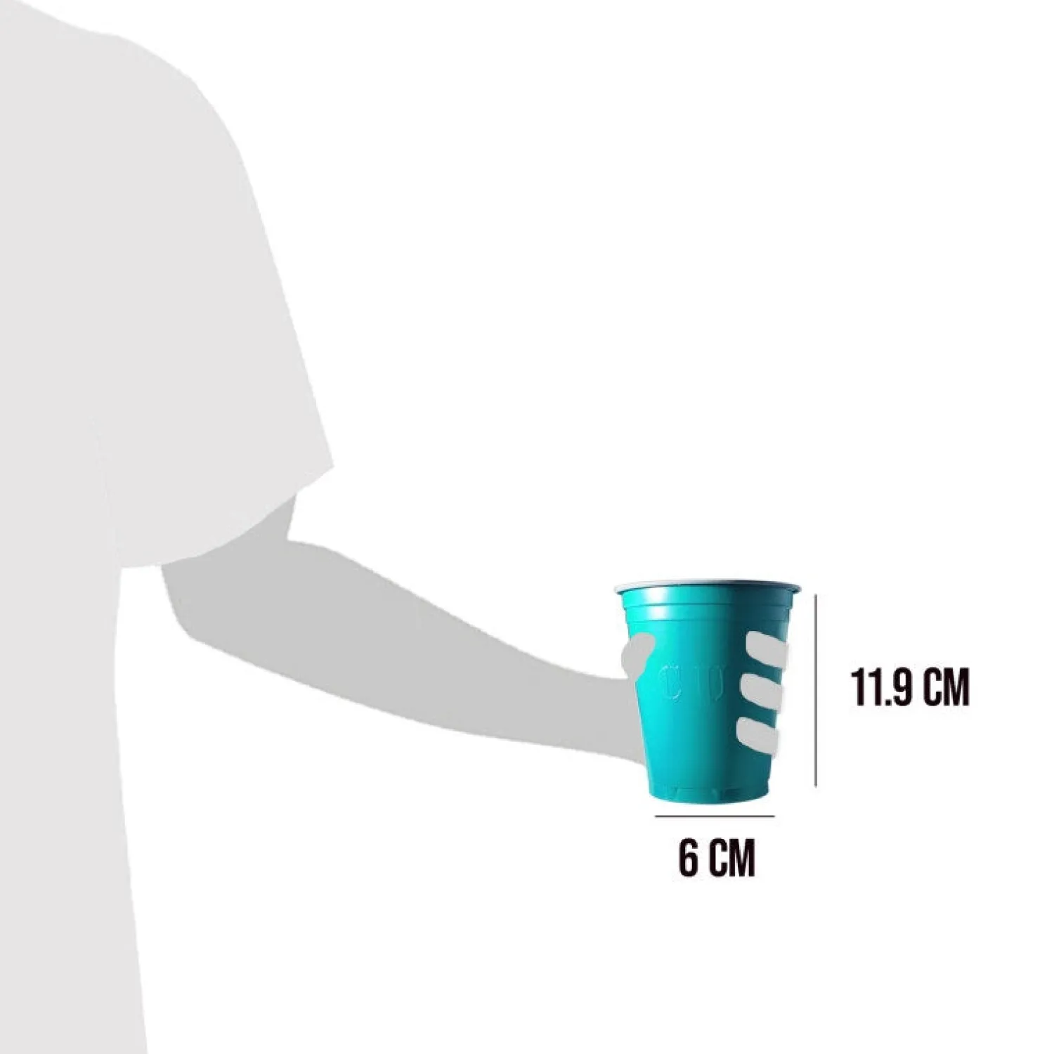 Värikattaus|Lasit Ja Mukit>Sarl Original Cup / Gérant Associé, 59 rue de Ponthieu, 75008 Paris, www.originalcup.com Muovimuki konepestävä kesävärit 530 ml 20 kpl/pkt