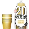 Värikattaus|Lasit Ja Mukit>Sarl Original Cup / Gérant Associé, 59 rue de Ponthieu, 75008 Paris, www.originalcup.com Muovimuki konepestävä kullanvärinen 530 ml 20 kpl/pkt