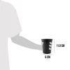 Värikattaus|Lasit Ja Mukit>Sarl Original Cup / Gérant Associé, 59 rue de Ponthieu, 75008 Paris, www.originalcup.com Muovimuki konepestävä musta 530 ml 20 kpl/pkt