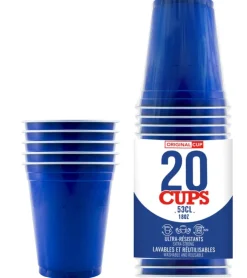 Värikattaus|Suomi>Sarl Original Cup / Gérant Associé, 59 rue de Ponthieu, 75008 Paris, www.originalcup.com Muovimuki konepestävä sininen 530 ml 20 kpl/pkt