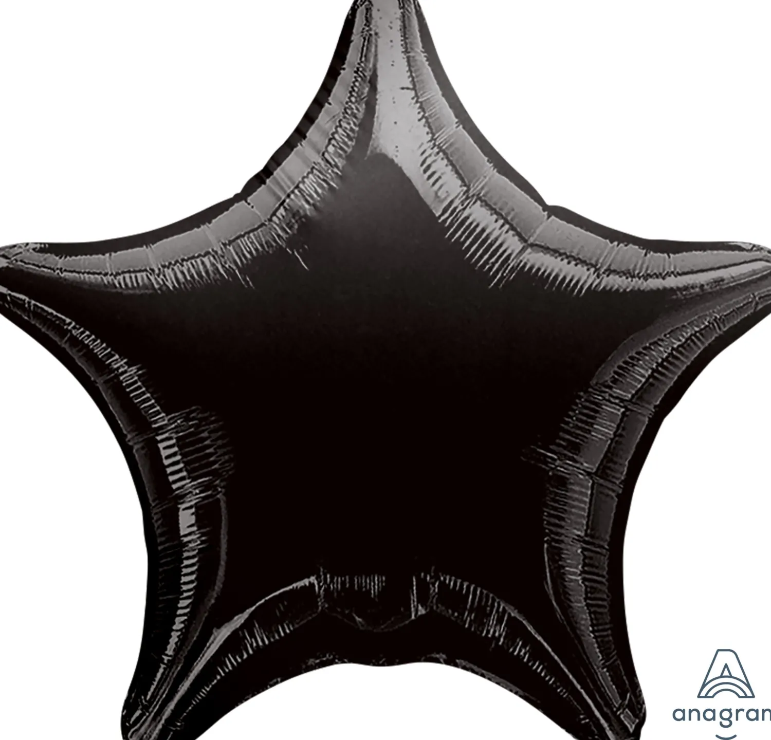 Yksiväriset Ilmapallot>Anagram International Inc, 7700 Anagram Drive, MN 55344-7307, USA, http://www.anagramballoons.com/ Musta tähti foliopallo