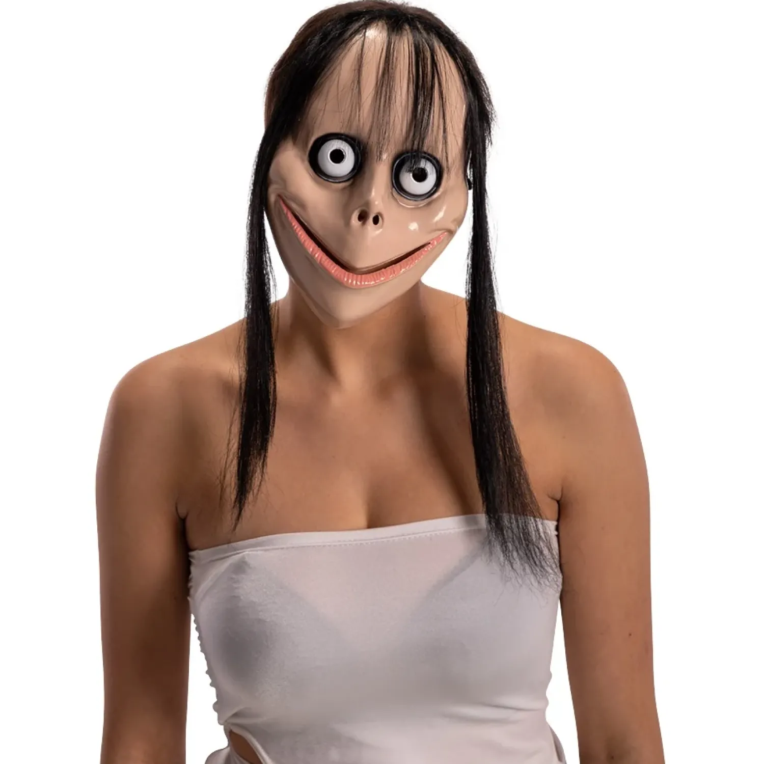 Naamarit Ja Silmikot|Muut Asusteet>CARNIVAL TOYS SRL, VIA GOLDONI 1, 48026 GODO DI RUSSI, RA, www.carnivaltoys.it Naamari Momo hiuksilla