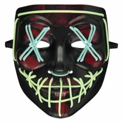 Naamarit Ja Silmikot|Halloween>IV Beck / Amscan Europe GmbH, Dettinger Str. 148, 73230 Kirchheim/Teck, Germany, www.amscan-europe.com Naamari pimeässä hohtava