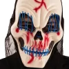 Kauhu / Day Of The Dead|Naamarit Ja Silmikot>CARNIVAL TOYS SRL, VIA GOLDONI 1, 48026 GODO DI RUSSI, RA, www.carnivaltoys.it Naamari pääkallo led-valoilla