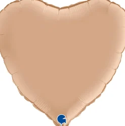 Yksiväriset Ilmapallot>Grabo Intl Srl, Via del Lavoro 33, 47853 CORIANO, ITALY, www.graboballoons.com Nude sydän foliopallo
