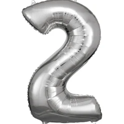 Numerofoliopallot>Riethmüeller Numerofolio 2 hopeanvärinen 86 cm