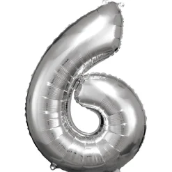 Numerofoliopallot>Riethmüeller Numerofolio 6 hopeanvärinen 86 cm