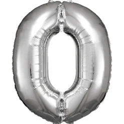 Numerofoliopallot>Riethmüeller Numerofolio 0 hopeanvärinen 86 cm