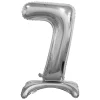 Numerofoliopallot|Erikoisilmapallot>GoDan S.A., ul. Atlasowa 17, 02-437 Warszawa, www.godan.pl Numerofolio 7 jalustalla hopeanvärinen 74 cm