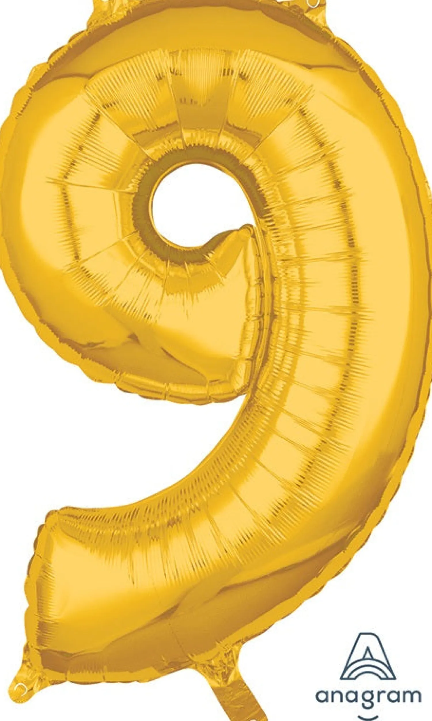 Numerofoliopallot>Anagram International Inc, 7700 Anagram Drive, MN 55344-7307, USA, http://www.anagramballoons.com/ Numerofolio 9 kullanvärinen 66 cm