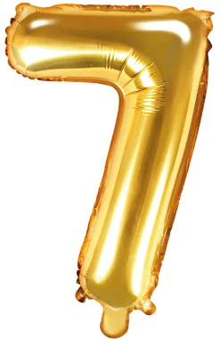 Numerofoliopallot|Erikoisilmapallot>PartyDeco sp. z o.o. sp. k., ul. Kolumba 1, 70-035 Szczecin, www.partydeco.com Numerofolio 7 kullanvärinen ilmatäytteinen 35 cm