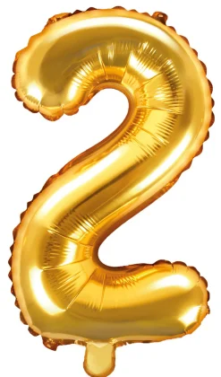 Numerofoliopallot|Erikoisilmapallot>PartyDeco sp. z o.o. sp. k., ul. Kolumba 1, 70-035 Szczecin, www.partydeco.com Numerofolio 2 kullanvärinen ilmatäytteinen 35 cm