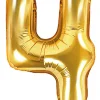 Numerofoliopallot|Erikoisilmapallot>PartyDeco sp. z o.o. sp. k., ul. Kolumba 1, 70-035 Szczecin, www.partydeco.com Numerofolio 4 kullanvärinen ilmatäytteinen 35 cm
