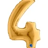Numerofoliopallot>Grabo Numerofolio 4 kullanvärinen puhallettava 35 cm