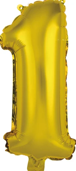 Numerofoliopallot>Riethmüeller Numerofolio 1 kullanvärinen puhallettava 35 cm