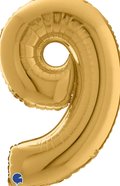 Numerofoliopallot>Grabo Intl Srl, Via del Lavoro 33, 47853 CORIANO, ITALY, www.graboballoons.com Numerofolio 9 kulta 70 cm