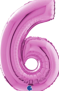 Numerofoliopallot>Grabo Intl Srl, Via del Lavoro 33, 47853 CORIANO, ITALY, www.graboballoons.com Numerofolio 6 pinkki 70 cm