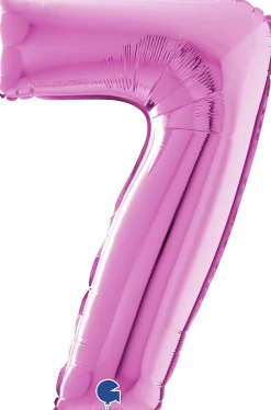 Numerofoliopallot>Grabo Intl Srl, Via del Lavoro 33, 47853 CORIANO, ITALY, www.graboballoons.com Numerofolio 7 pinkki 70 cm