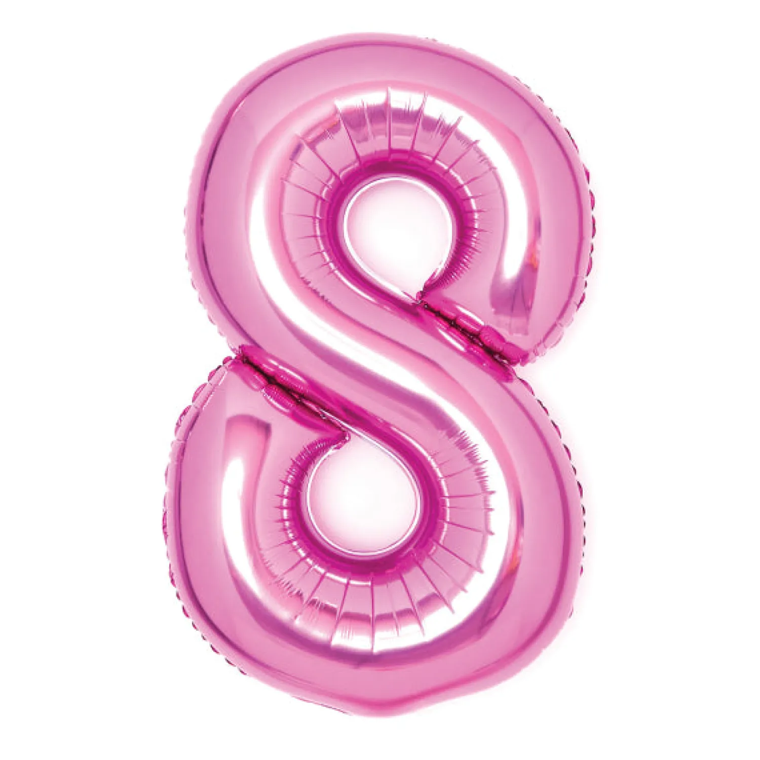 Numerofoliopallot>IV Beck / Amscan Europe GmbH, Dettinger Str. 148, 73230 Kirchheim/Teck, Germany, www.amscan-europe.com Numerofolio 8 pinkki 66 cm