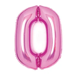 Numerofoliopallot>IV Beck / Amscan Europe GmbH, Dettinger Str. 148, 73230 Kirchheim/Teck, Germany, www.amscan-europe.com Numerofolio 0 pinkki 66 cm