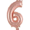 Numerofoliopallot>Riethmüeller Numerofolio 6 ruusukullanvärinen puhallettava 35 cm