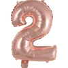 Numerofoliopallot>Riethmüeller Numerofolio 2 ruusukullanvärinen puhallettava 35 cm
