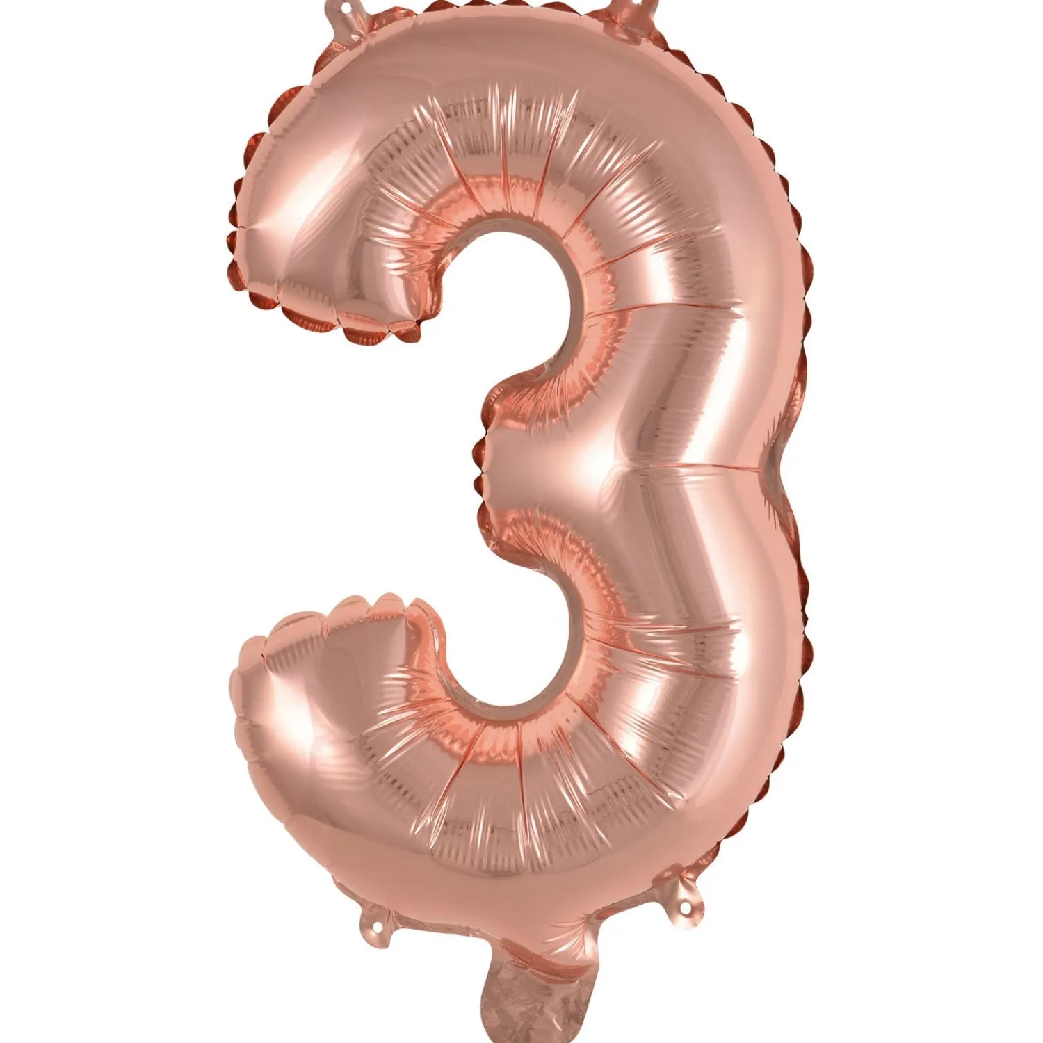 Numerofoliopallot>Riethmüeller Numerofolio 3 ruusukullanvärinen puhallettava 35 cm