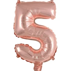 Numerofoliopallot>Riethmüeller Numerofolio 5 ruusukullanvärinen puhallettava 35 cm