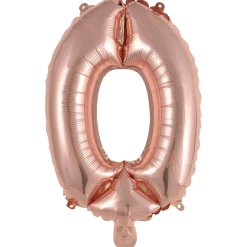 Numerofoliopallot>Riethmüeller Numerofolio 0 ruusukullanvärinen puhallettava 35 cm