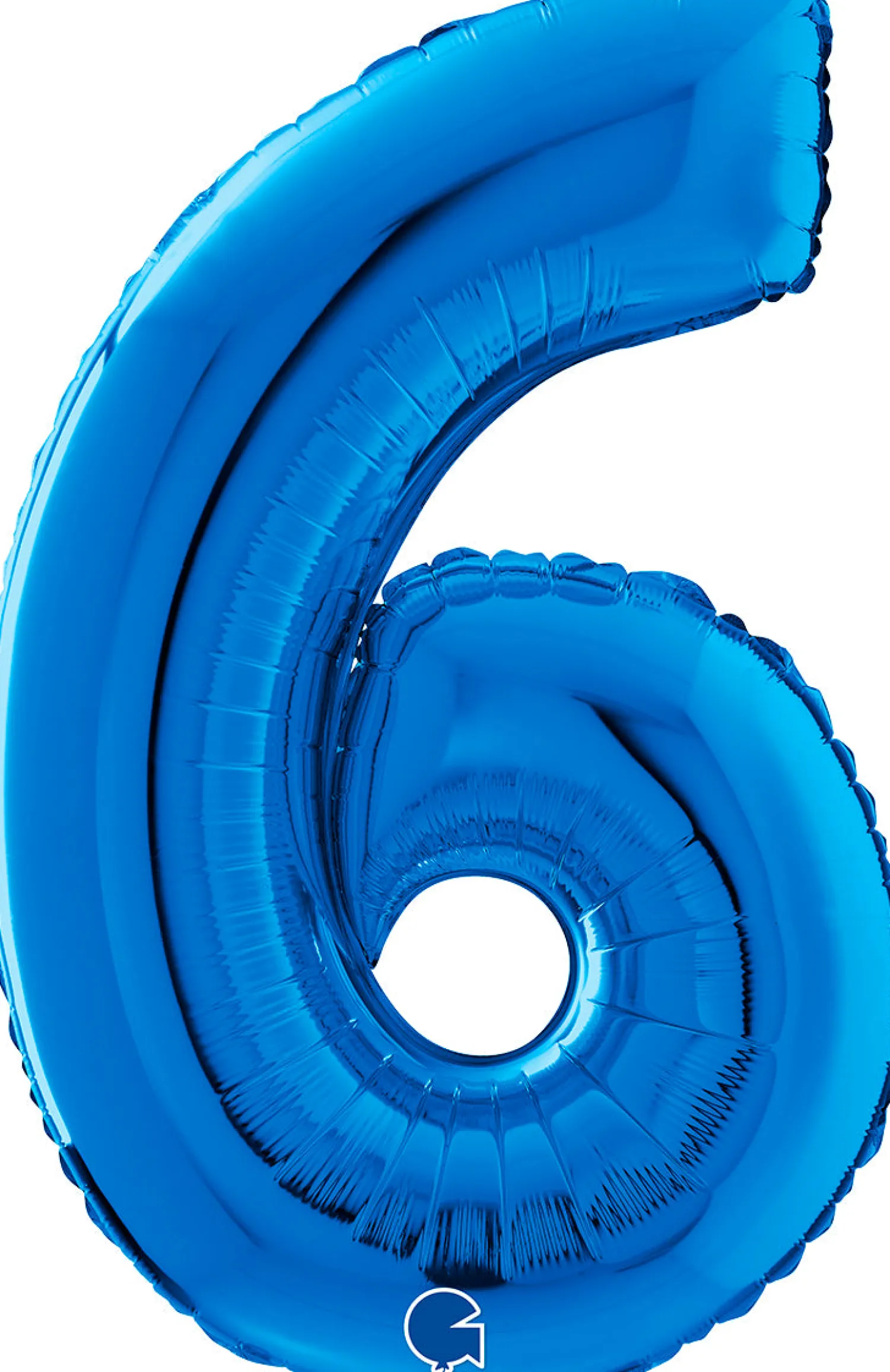 Numerofoliopallot>Grabo Intl Srl, Via del Lavoro 33, 47853 CORIANO, ITALY, www.graboballoons.com Numerofolio 6 sininen 70 cm