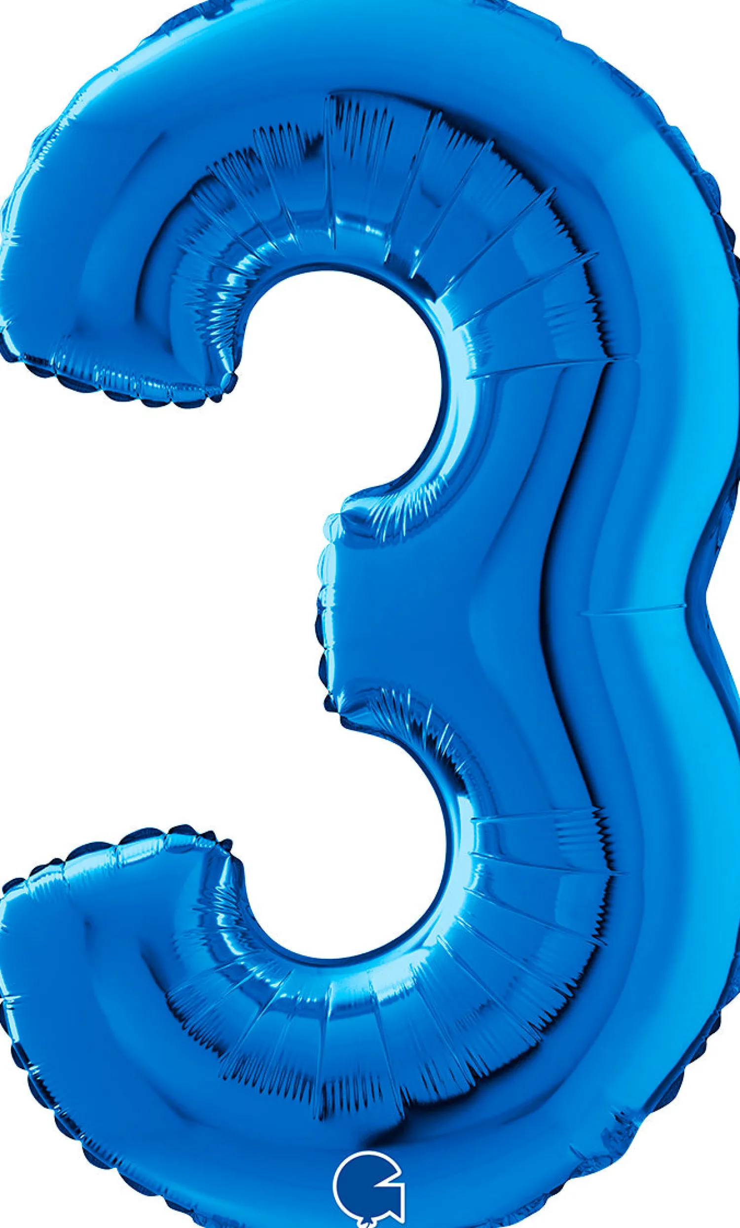 Numerofoliopallot>Grabo Intl Srl, Via del Lavoro 33, 47853 CORIANO, ITALY, www.graboballoons.com Numerofolio 3 sininen 70 cm