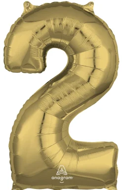 Numerofoliopallot>Anagram International Inc, 7700 Anagram Drive, MN 55344-7307, USA, http://www.anagramballoons.com/ Numerofolio 2 valkokulta 66 cm