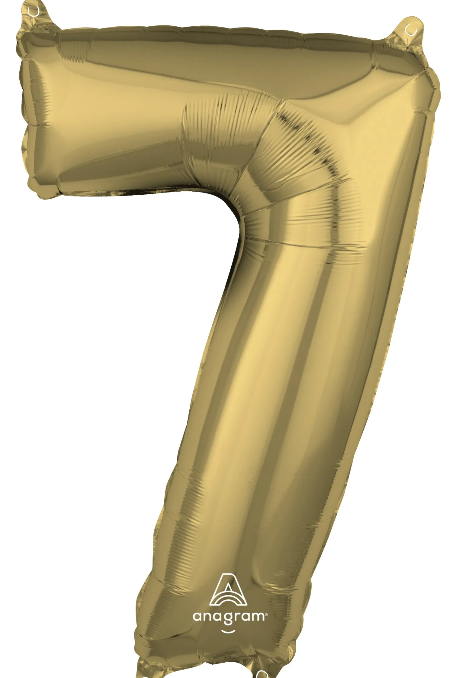 Numerofoliopallot>Anagram International Inc, 7700 Anagram Drive, MN 55344-7307, USA, http://www.anagramballoons.com/ Numerofolio 7 valkokulta 66 cm