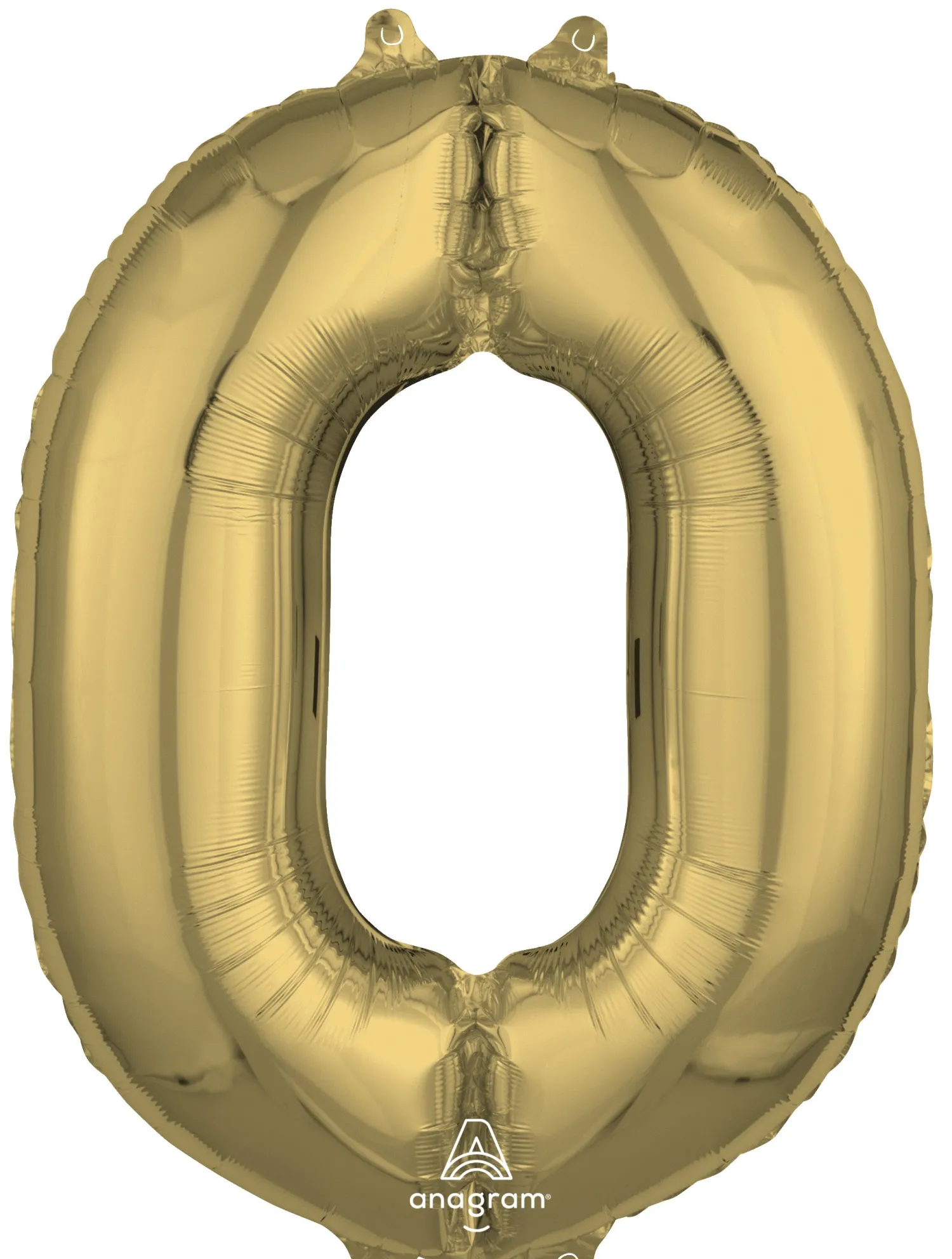 Numerofoliopallot>Anagram International Inc, 7700 Anagram Drive, MN 55344-7307, USA, http://www.anagramballoons.com/ Numerofolio 0 valkokulta 66 cm