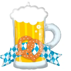 Muotofoliopallot|Olutjuhlat>Anagram International Inc, 7700 Anagram Drive, MN 55344-7307, USA, http://www.anagramballoons.com/ Olutjuhla oluttuoppi muotofoliopallo