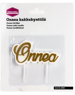 Syntymäpäivät|Syntymäpäivät>Ilmapallokeskus Balloon Center Oy Part of Toyrock Group, Tiilipojanlenkki 9, 01720 VANTAA, www.ilmapallokeskus.fi Onnea kakkukynttilä
