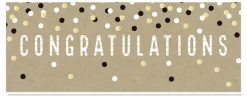 Syntymäpäivät|Syntymäpäivät>Artebene Gmbh Onnittelukortti 21 x 8 cm Congratulations