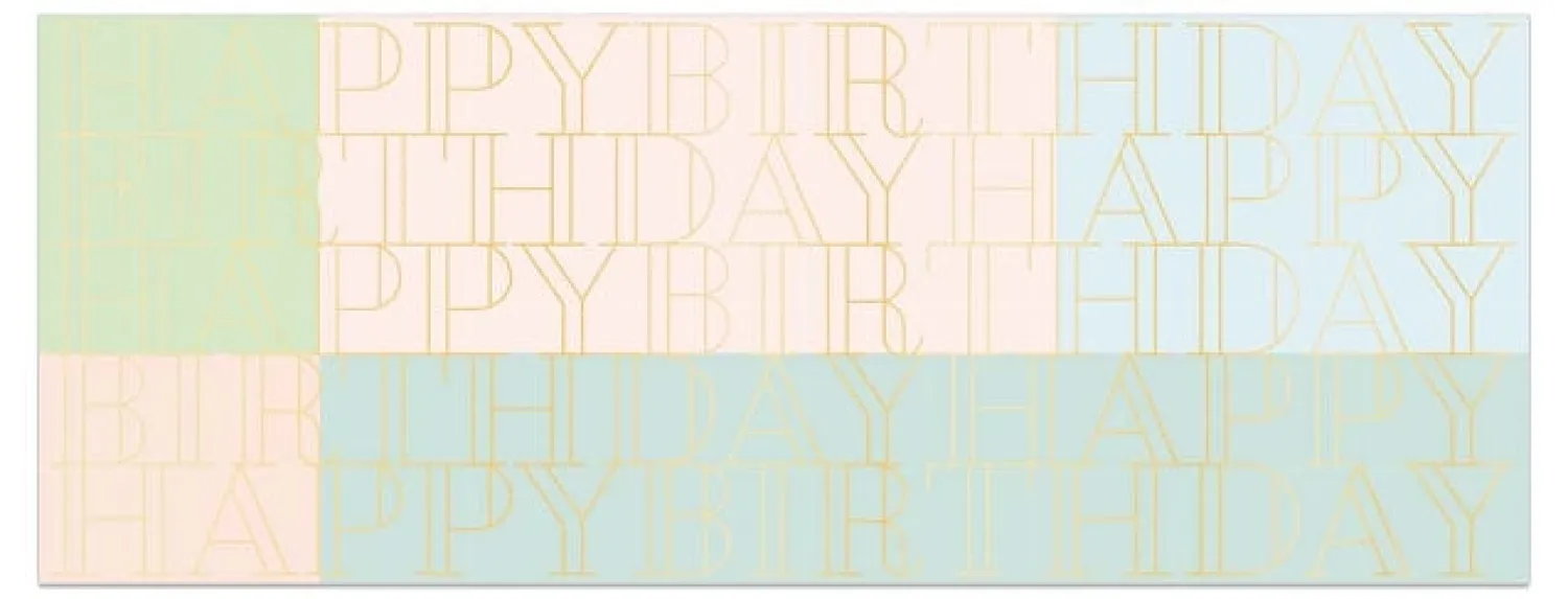 Syntymäpäivät|Syntymäpäivät>Artebene Gmbh Onnittelukortti 21 x 8 cm - Happy Birthday