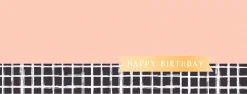Syntymäpäivät|Syntymäpäivät>Artebene Gmbh Onnittelukortti 21 x 8 cm - Happy Birthday