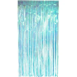 Muut Ripustettavat Koristeet|Lamee- Ja Oviverhot>Boland Party Partners, P. O. Box 518, AK ALPHEN A/D RIJN, https://boland.eu Oviverho 200 x 100 cm vaaleansininen