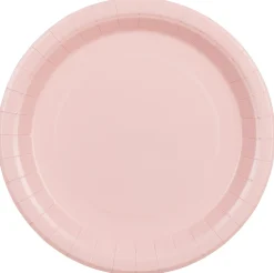 Lautaset|Värikattaus>PartyDeco sp. z o.o. sp. k., ul. Kolumba 1, 70-035 Szczecin, www.partydeco.com Pahvilautanen vaaleanpunainen, 23 cm 6 kpl/pkt