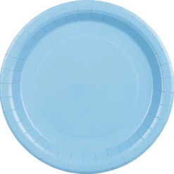 Lautaset|Värikattaus>PartyDeco sp. z o.o. sp. k., ul. Kolumba 1, 70-035 Szczecin, www.partydeco.com Pahvilautanen vaaleansininen, 23 cm 6 kpl/pkt
