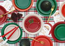 Lautaset|Värikattaus>PartyDeco sp. z o.o. sp. k., ul. Kolumba 1, 70-035 Szczecin, www.partydeco.com Pahvilautanen vihreä, 23 cm 6 kpl/pkt